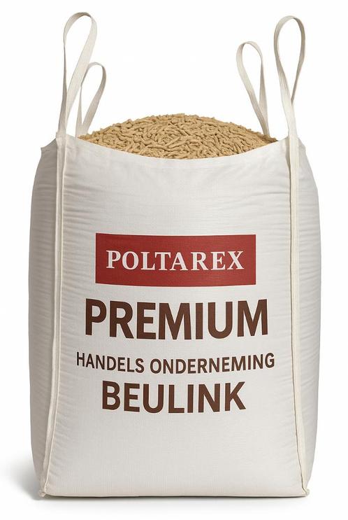 Premium poltarex pellets 1 Ton per bigbag, Tuin en Terras, Haardhout, Blokken, Overige houtsoorten, Minder dan 3 m³, Ophalen