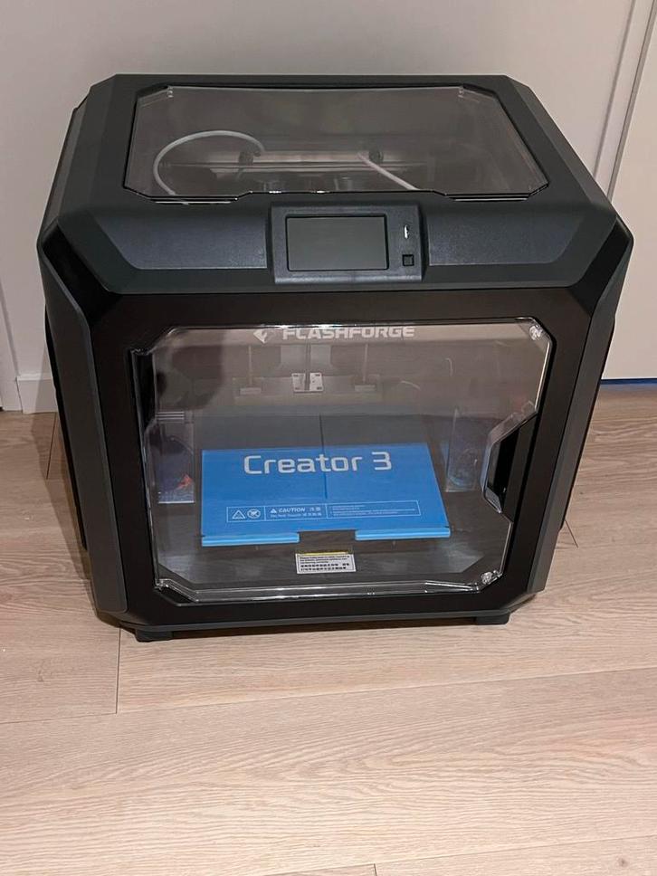FlashForge Creator 3 3D-printer Wi-Fi, Computers en Software, 3D Printers, Zo goed als nieuw, Ingebouwde Wi-Fi, Ophalen