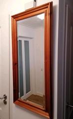 Grenen spiegel met facet geslepen glas, Ophalen, Minder dan 50 cm, Zo goed als nieuw, Minder dan 100 cm