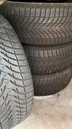 Winterbanden 4x - Michelin 215/55 R16, Gebruikt, Ophalen of Verzenden