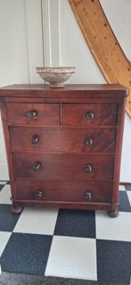 Antieke Engelse ladenkast, 19e eeuw., Huis en Inrichting, Kasten | Ladekasten, Ophalen, Gebruikt, 25 tot 50 cm, Minder dan 100 cm