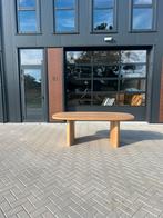 Deens Ovalen Eettafel Japandi 210CM, Huis en Inrichting, 100 tot 150 cm, 200 cm of meer, Ophalen of Verzenden, Zo goed als nieuw