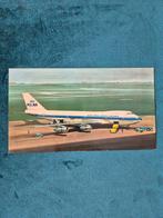 Grootformaat ansichtkaart KLM Boeing 747B, Verzamelen, Luchtvaart en Vliegtuigspotten, Ophalen of Verzenden, Zo goed als nieuw