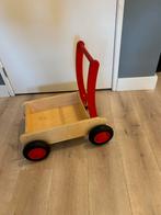 Houten Loopwagen - Ideaal voor de eerste stapjes!, Kinderen en Baby's, Speelgoed | Houten speelgoed, Ophalen, Zo goed als nieuw