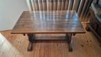 Authentieke eiken salontafel met fraai houtsnijwerk, Huis en Inrichting, Tafels | Salontafels, Ophalen, Gebruikt, 100 tot 150 cm