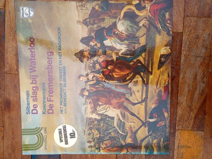 Silberman - De Slag bij Waterloo LP - Philips Universo, Cd's en Dvd's, Cd's | Klassiek, Gebruikt, Orkest of Ballet, Romantiek