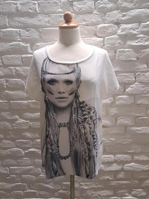 T-shirt only maat 40, Kleding | Dames, Tops, Zo goed als nieuw, Maat 38/40 (M), Wit, Korte mouw, Verzenden