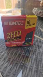 EMTEC 2HD Diskettes - 10 stuks - vintage, Computers en Software, Beschrijfbare discs, Nieuw, Ophalen of Verzenden, Dubbelzijdig