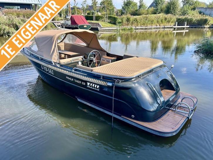 Primeur 610 Tender 60 pk Suzuki|koelkast|teak|zwemplateau, Watersport en Boten, Sloepen, Gebruikt, 50 tot 70 pk, 6 meter of meer
