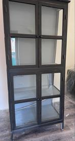 Homestock Vitrinekast - Vintage Look, Huis en Inrichting, Ophalen, Gebruikt, 50 tot 100 cm, Glas