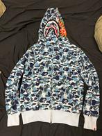 Bape Shark Hoodie Blauw, Ophalen of Verzenden, Zo goed als nieuw, Bape, Maat 48/50 (M)