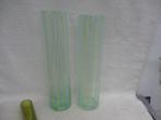 Drie Murano glas vazen / cilinder vorm, Antiek en Kunst, Antiek | Glas en Kristal, Ophalen of Verzenden