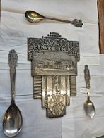 AVRO Plaquette Vintage met Lepels Verzilverd, Ophalen of Verzenden