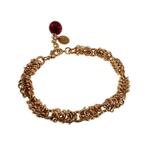 16cm tot 20cm Armband Dames Verguld RVS Byzantijnse Schakels, Staal, Birgitta-Gracht 33, 6465 EL Kerkrade, Nederland, Verzenden