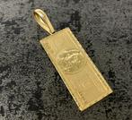 Prachtige 14 karaats gouden $100 dollar hanger, Overige voorstellingen, Nieuw, Ophalen of Verzenden, Goud