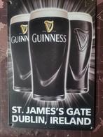 GUINNESS BEER - 188 -  DE THUISBASIS WAAR HET BEGINT., Verzamelen, Biermerken, Ophalen, Nieuw, Reclamebord, Plaat of Schild, Overige merken
