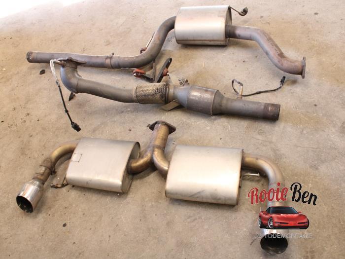 Uitlaat (compleet) van een Volkswagen Golf, Auto-onderdelen, Uitlaatsystemen, Volkswagen, Gebruikt, 3 maanden garantie, Ophalen of Verzenden