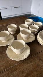 Wedgwood Edme Barlaston 8x kop en schotel gebruikte staat, Gebruikt, Ophalen of Verzenden, Wedgwood, Kop(pen) en/of Schotel(s)