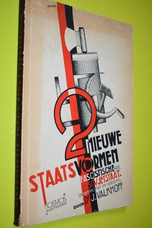 Twee nieuwe staatsvormen- 1935- J. Valkhof-, Boeken, Politiek en Maatschappij, Gelezen, Politiek en Staatkunde, Nederland, Ophalen of Verzenden