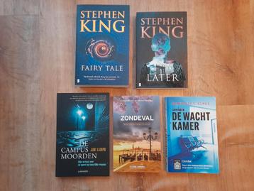 5 thrillers waaronder Stephen King  beschikbaar voor biedingen