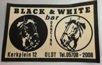 Sticker Bar/Dancing Black & White Olst, Ophalen of Verzenden, Nieuw, Bedrijf of Vereniging