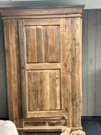 Teak Jagerskast - 220cm hoog, Huis en Inrichting, Ophalen, Gebruikt, 200 cm of meer, Teakhout