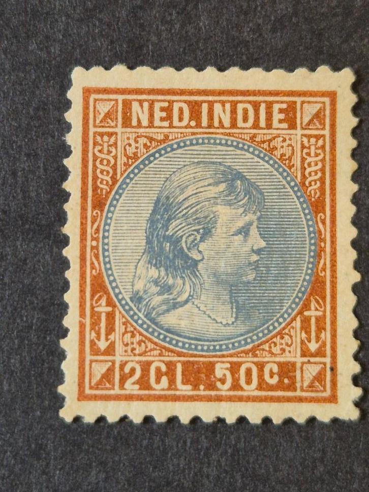 NL Overzee Ned. Indië NVPH 30 Wilhelmina 2.5 Gld. 1892-1897, Postzegels en Munten, Postzegels | Nederland, Postfris, T/m 1940