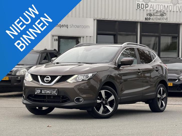 Nissan Qashqai 1.2 N-Vision AUTOMAAT/PANO/LEER/360 CAMERA/NL, Auto's, Nissan, Bedrijf, Te koop, Qashqai, 360° camera, ABS, Achteruitrijcamera