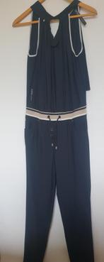 Jumpsuit van Zip73 zwart met crèmekleurige band L, Kleding | Dames, Zwart, Maat 42/44 (L), Zip73, Ophalen of Verzenden