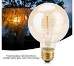 2x Spiraal lamp 80x120 E27 vintage 40W deco LED eventueel 48, 30 tot 60 watt, Led-lamp, Nieuw, A
