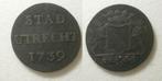 Utrecht Stad Duit 1739, Ophalen of Verzenden, Vóór koninkrijk, 1 cent, Losse munt