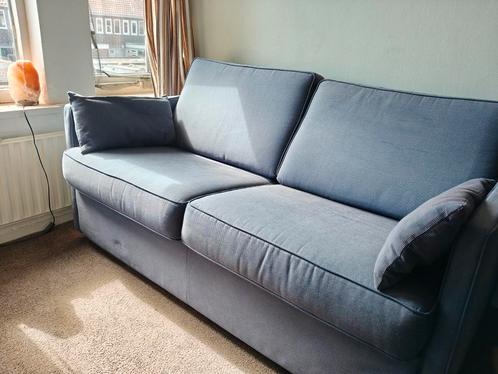 Fijne slaapbank incl. matras, Huis en Inrichting, Slaapkamer | Slaapbanken, Gebruikt, 140 cm, 190 cm of minder, Twijfelaar, Blauw