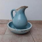 Lampetstel brynxz kruik+ schaal, Huis en Inrichting, Ophalen, Zo goed als nieuw, Blauw, Aardewerk of Porselein