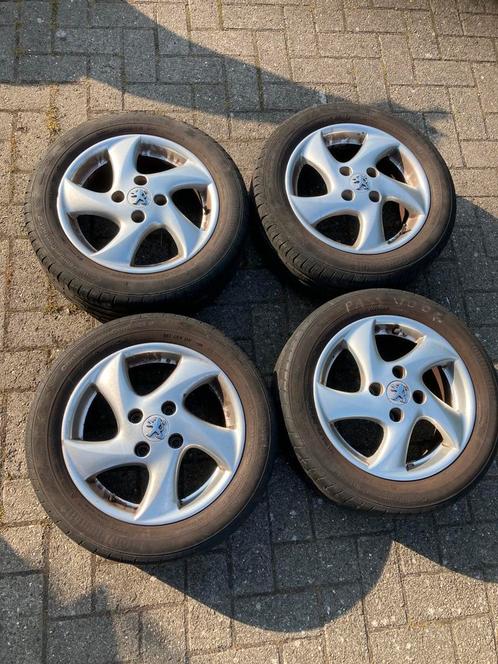 Peugeot Velgenset met band 15”, Auto diversen, Wieldoppen, Gebruikt, Ophalen