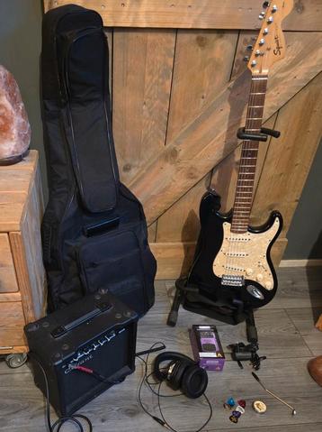 Fender Squier Stratocaster 1999 versterker standaard perfect beschikbaar voor biedingen