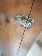 UNIEKE XL TRAPEZIUM MAHONIEHOUTEN KIST 105X30X25 CM.
Hoogte, Antiek en Kunst, Ophalen