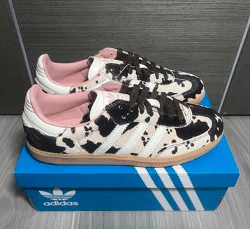 Adidas Samba Cow Print maat 37 1/3 38 2/3 39 40 41 42 2/3 beschikbaar voor biedingen