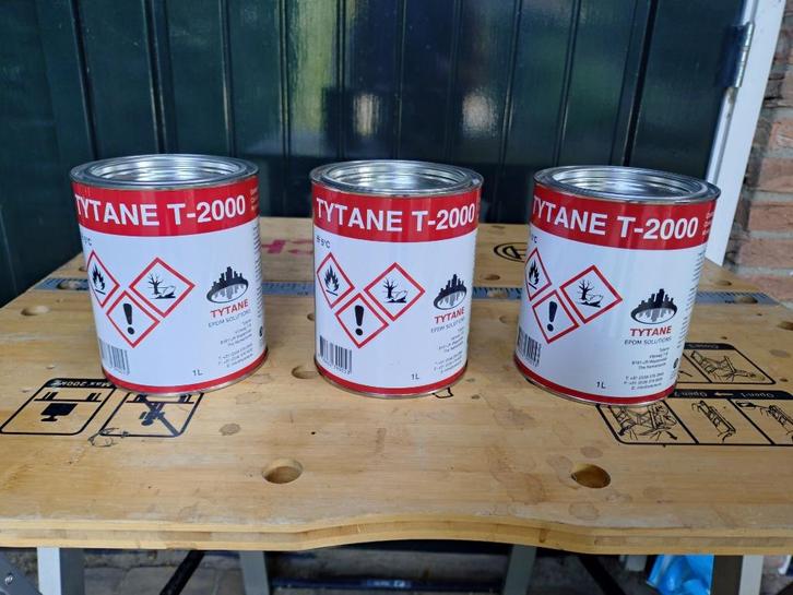 EPDM lijm Tytane T-2000 3x 1 liter, Doe-het-zelf en Verbouw, Dakpannen en Dakbedekking, Nieuw, Overige typen, Overige materialen