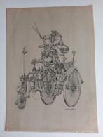 Jan van der Schoor Cartoon litho 1971, Antiek en Kunst, Kunst | Litho's en Zeefdrukken, Ophalen of Verzenden