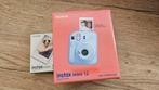 Instax camera mini 12 blauw + 10 foto's - nieuw in doos, Ophalen of Verzenden, Nieuw, Fuji, Geen optische zoom