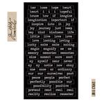 Tim Holtz Idea-ology Sticker Sheet Black Big Chat #93192/5, Verzenden, Nieuw, Versiering of Embellishment, Overige merken
