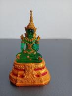 Zeldzame Thaise Boeddha in Jadegroene hars jaren '60, Antiek en Kunst, Ophalen of Verzenden