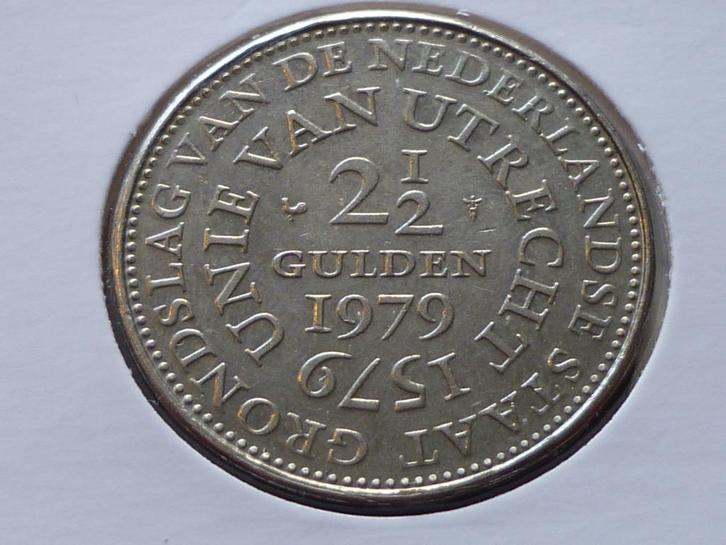 2½ Gulden munt Koningin Juliana 1979, Postzegels en Munten, Munten | Nederland, Losse munt, 2½ gulden, Koningin Juliana, Ophalen of Verzenden