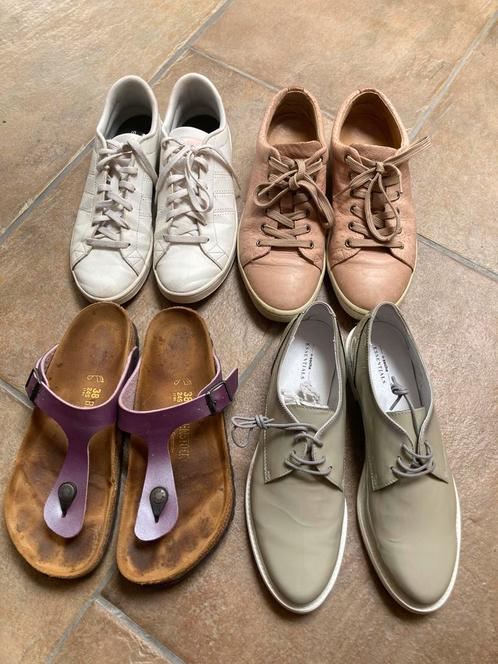 4 paar schoenen maat 38 Adidas Birkenstock (bijna) nieuw!!, Kleding | Dames, Schoenen, Zo goed als nieuw, Sneakers of Gympen, Overige kleuren