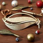 Vintage broche Amerik K&L goud verguld, Overige materialen, 4 tot 7 cm, Gebruikt, Verzenden