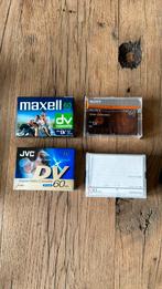 4x minidv mini dv tape 3x nieuw in verpakking sony, jvc, max, Audio, Tv en Foto, Videocamera's Digitaal, Mini dv, Ophalen of Verzenden