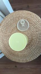 Grote gele vintage Tupperware strooibus - puntgaaf!, Ophalen of Verzenden, Zo goed als nieuw, Geel, Bus of Trommel