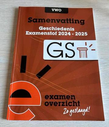 Samenvatting Geschiedenis VWO Examenstof 2024 beschikbaar voor biedingen