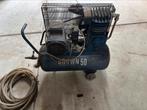 Brown 50 compressor 220/380V., Doe-het-zelf en Verbouw, Compressors, Ophalen, Gebruikt, 6 tot 10 bar, 25 tot 100 liter