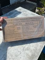 Franse 24 uurs rantsoenen menu 6, Verzamelen, Ophalen of Verzenden, Landmacht, Overige gebieden, Overige typen